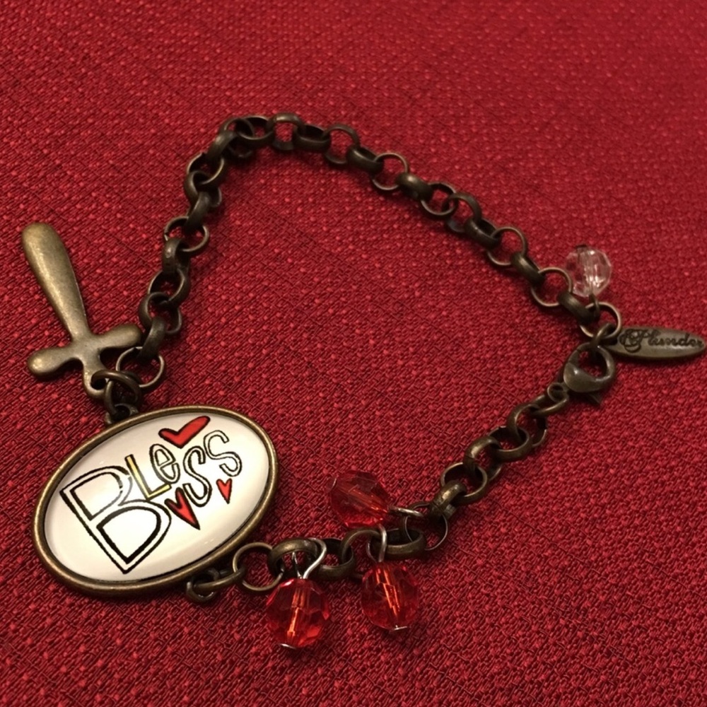 New! Plunder Bless Bracelet in Red! V-Day!